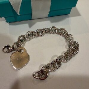 Tiffany & Co. Silver Heart Bracelet